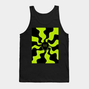 Smile Melt - Lime Green Tank Top